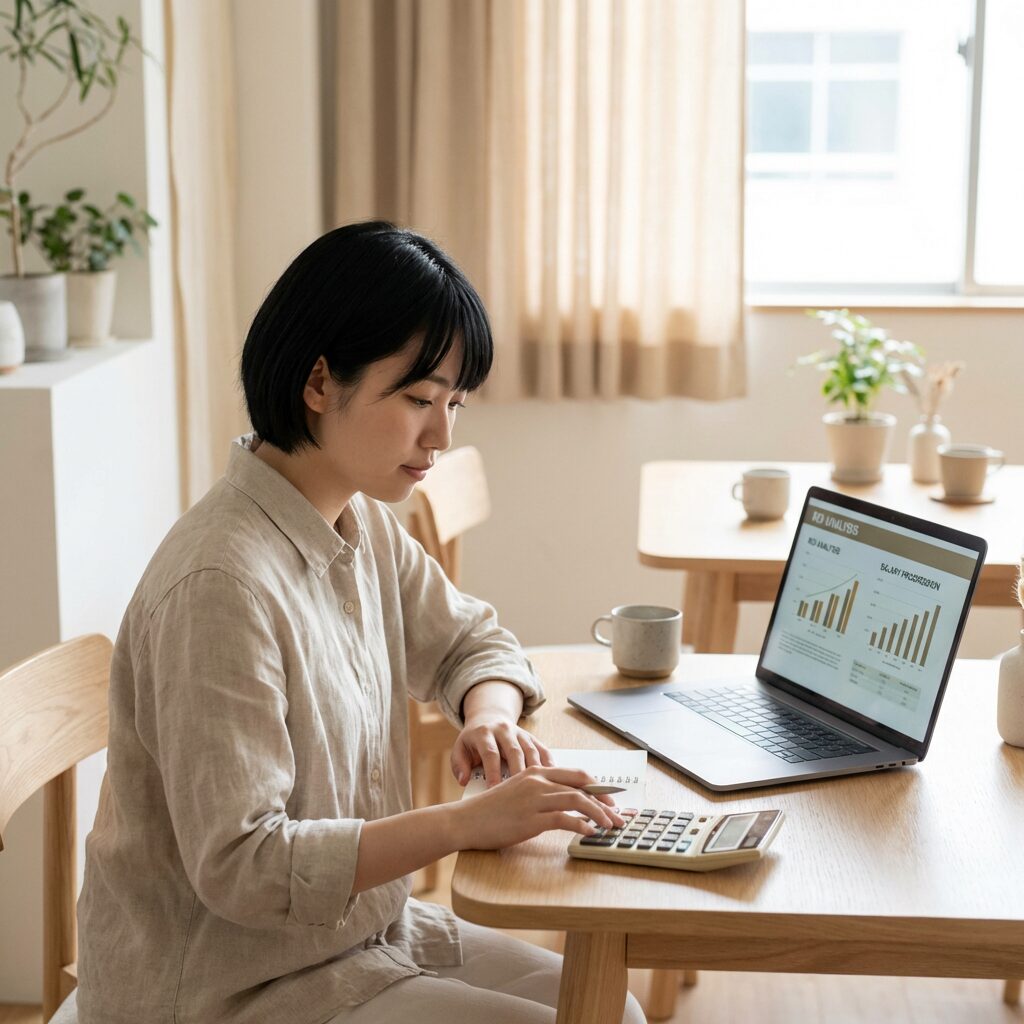 投資対効果を計算する人