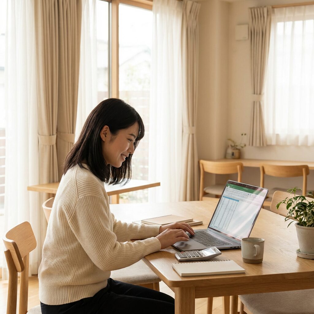 プログラミングスクールの料金を検討する様子