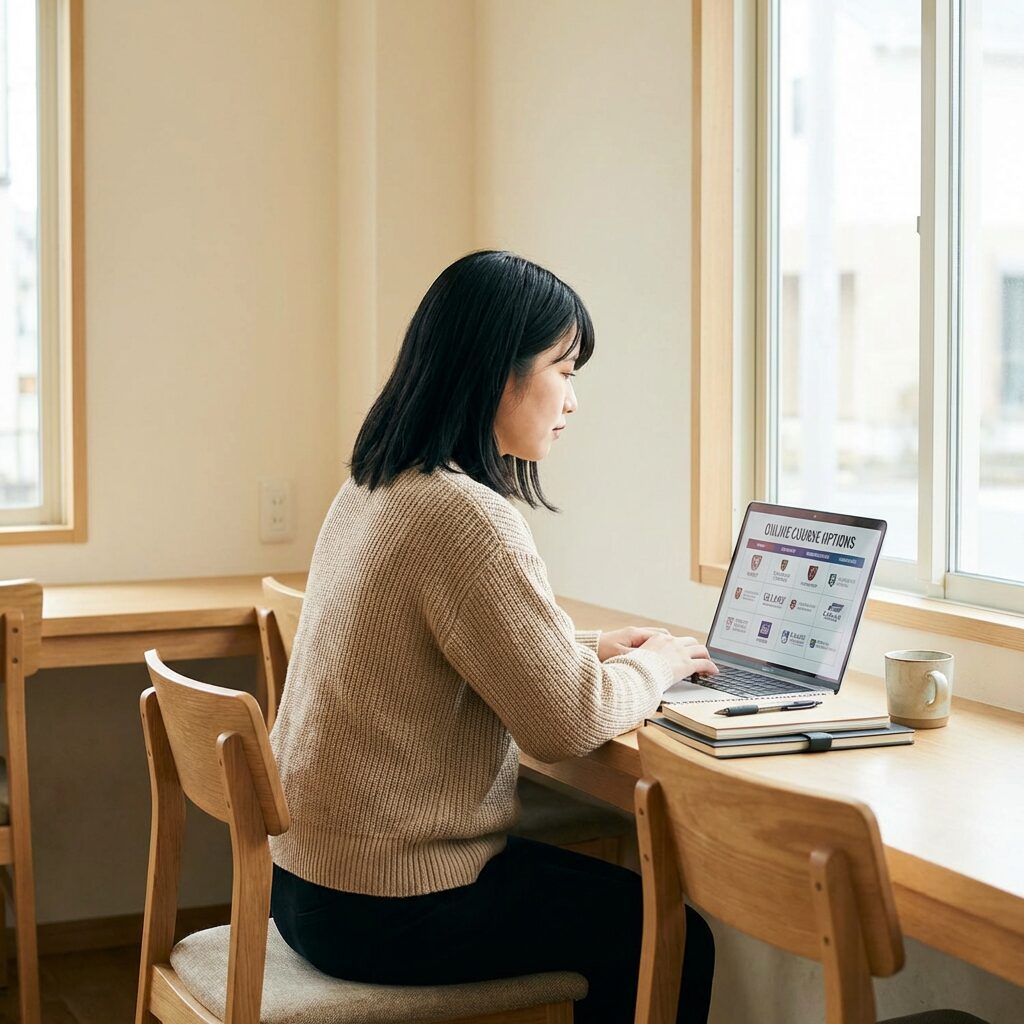 コース別料金を比較検討するイメージ