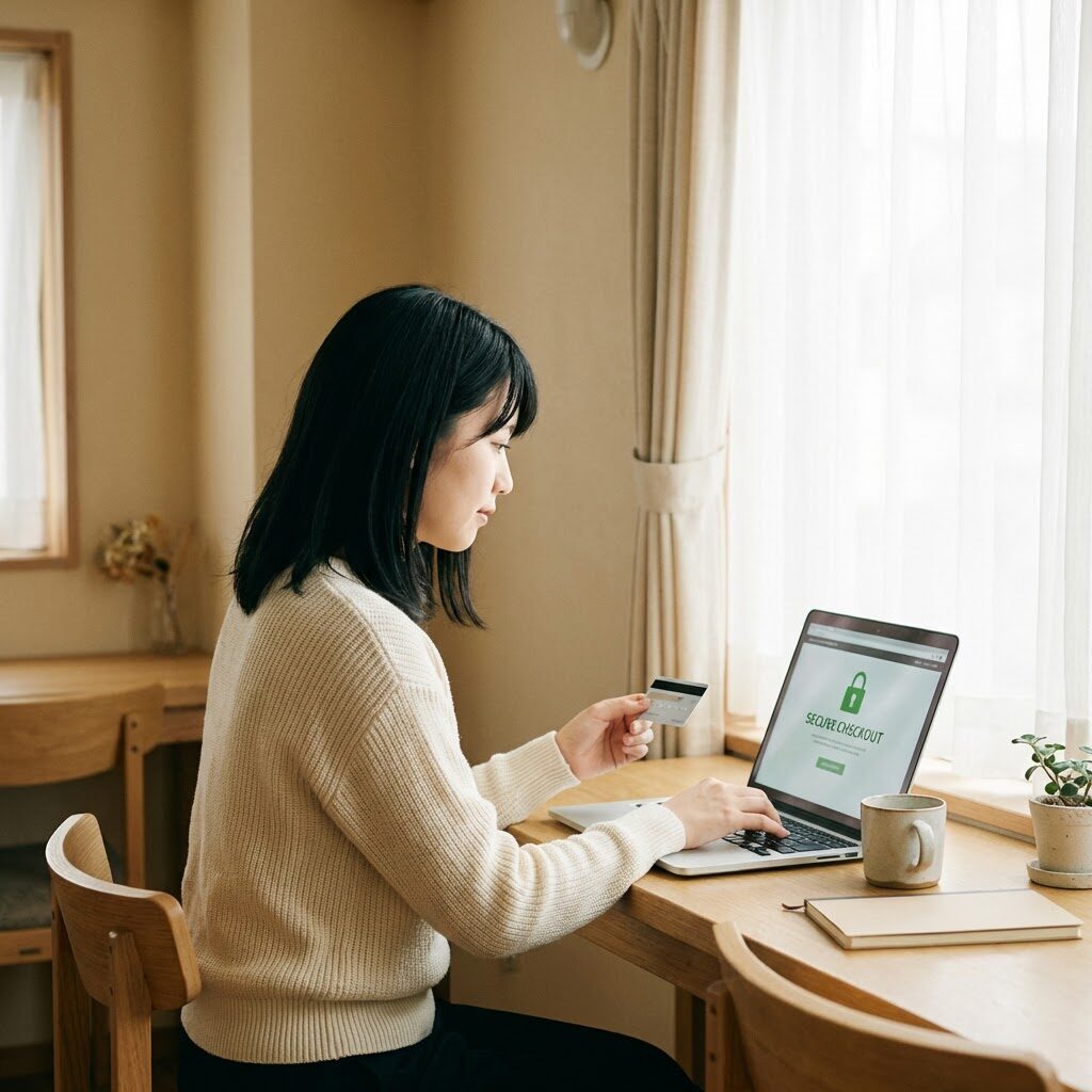 オンライン決済の様子