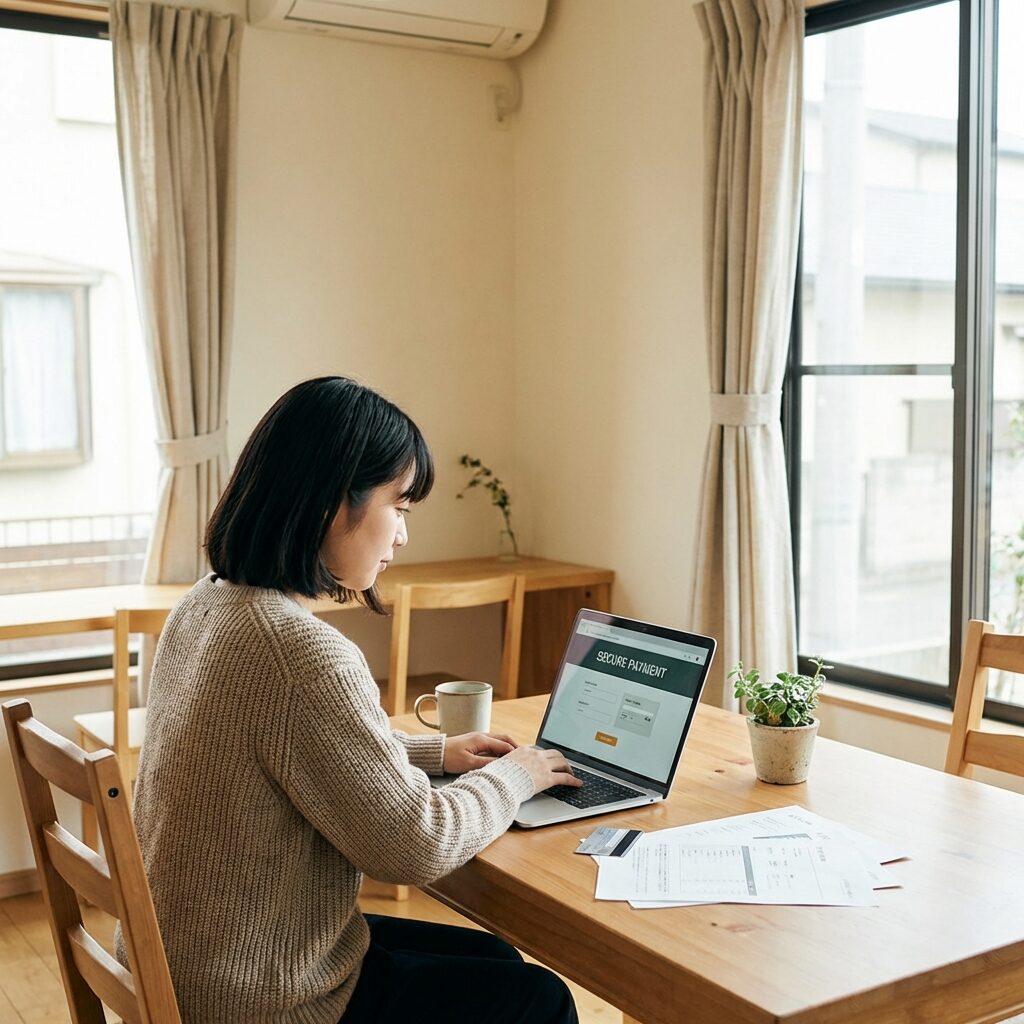 RUNTEQの支払い方法を選択するイメージ