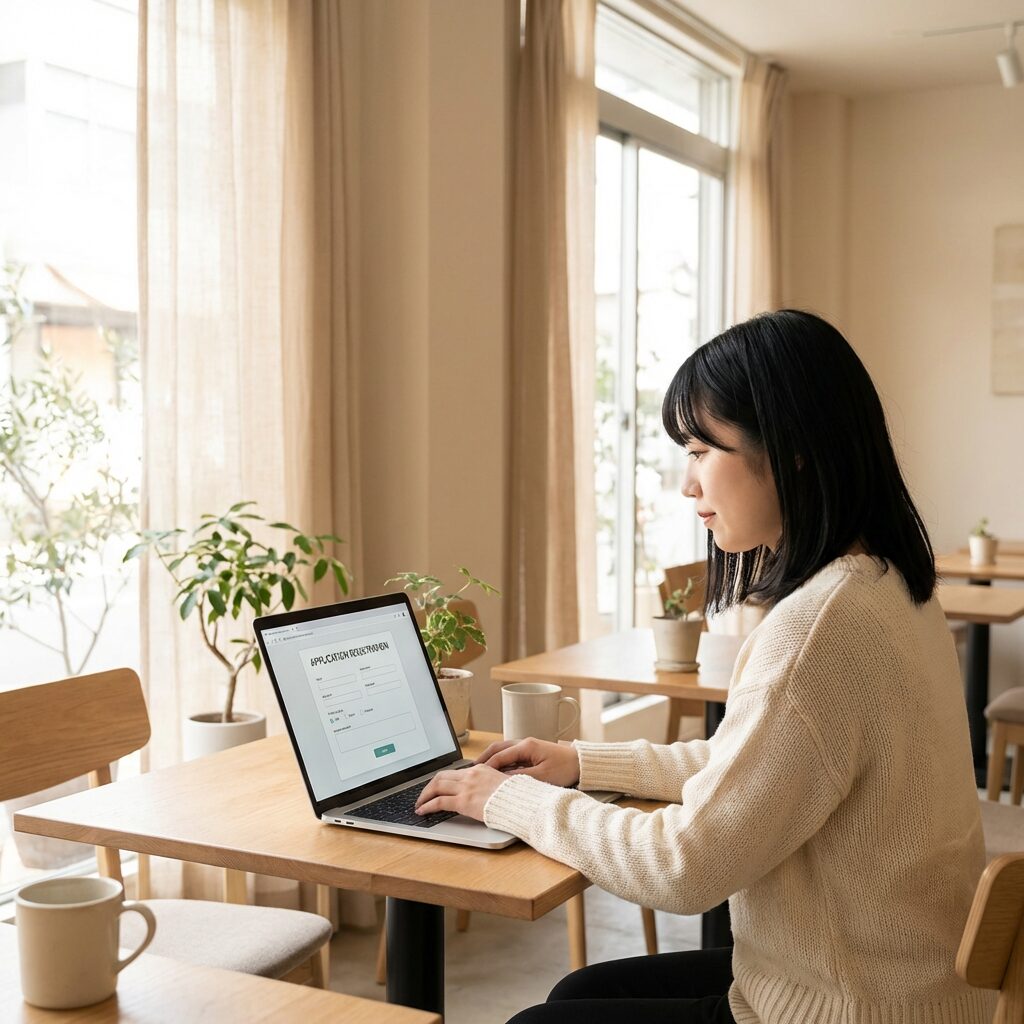 デイトラの申込方法のイメージ