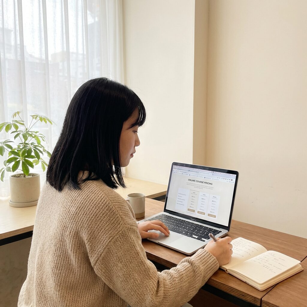 コース別料金を比較するイメージ