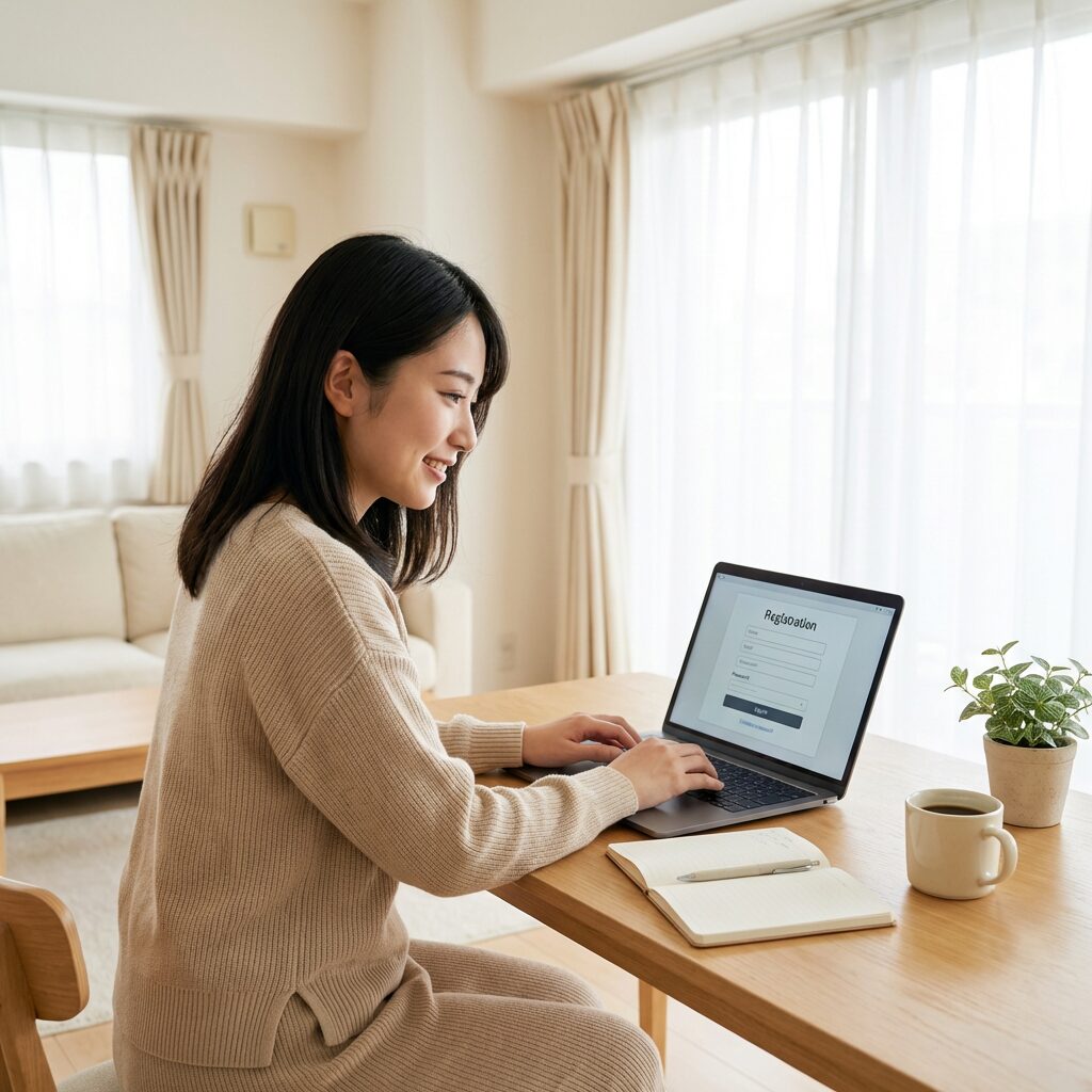 オンライン申込手続きのイメージ