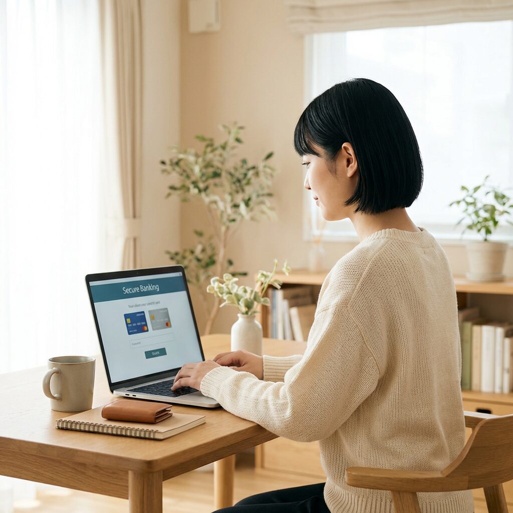 支払い方法を選択している様子