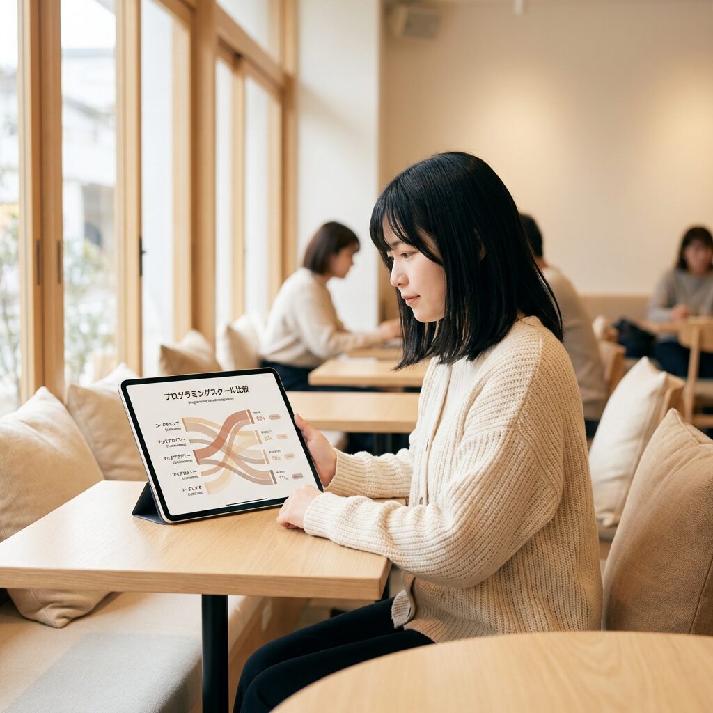 他スクールとの比較のイメージ