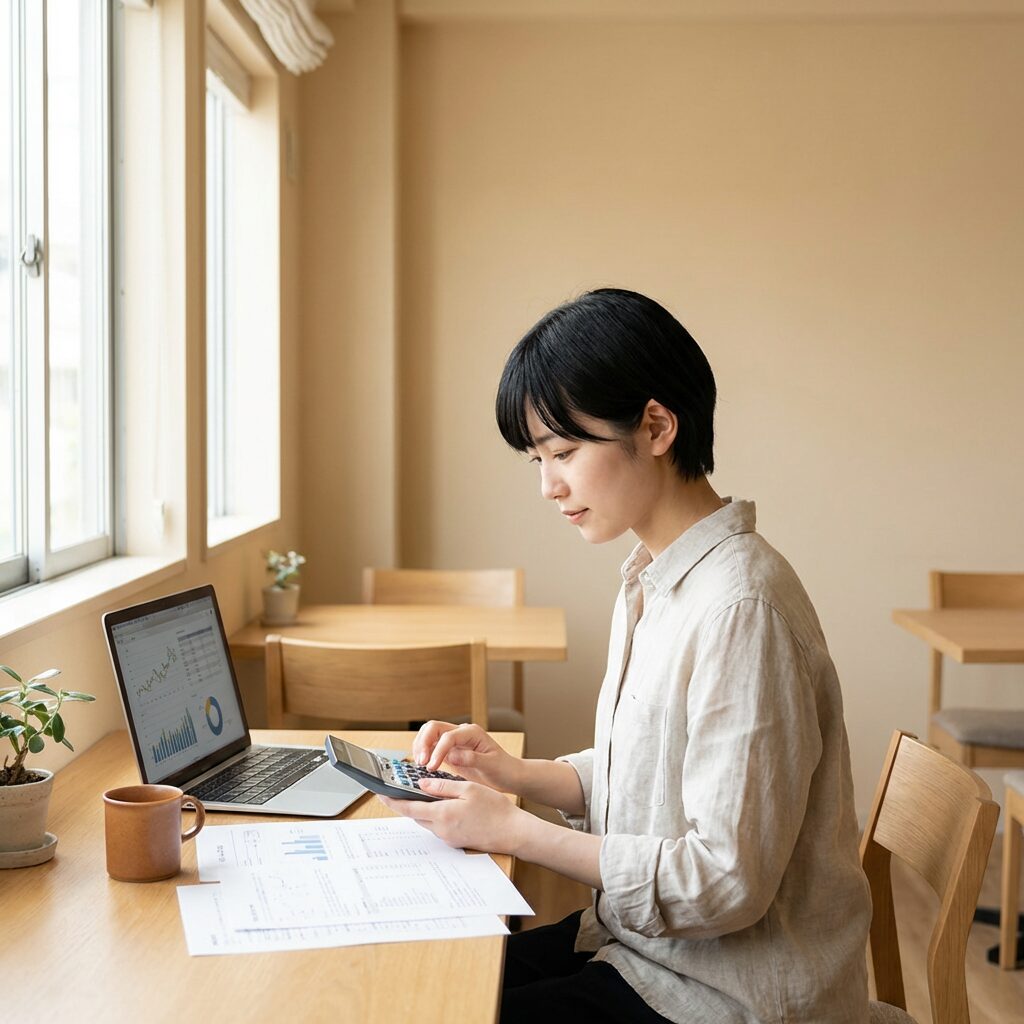 DMM WEBCAMPの料金を検討する様子