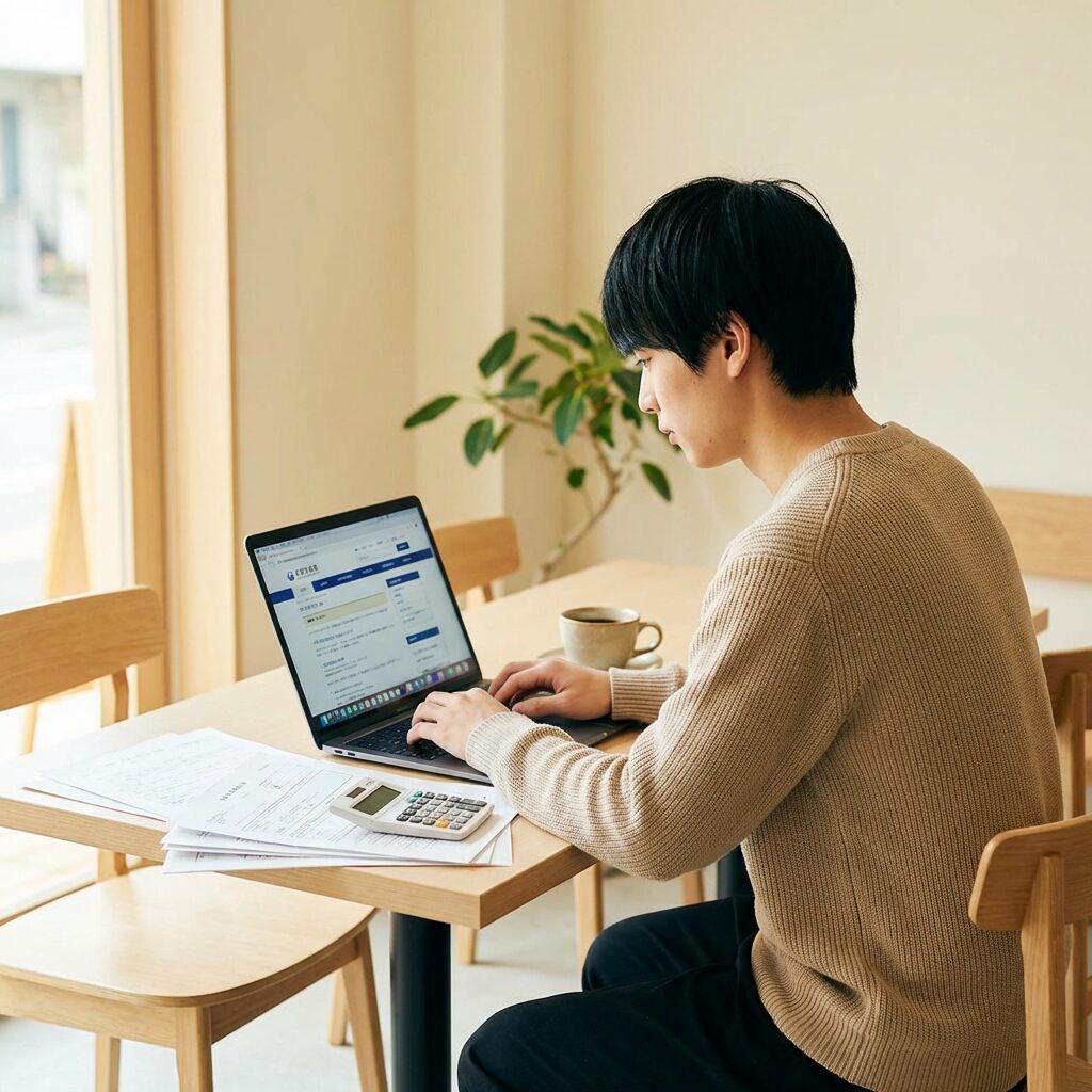 給付金申請手続きのイメージ