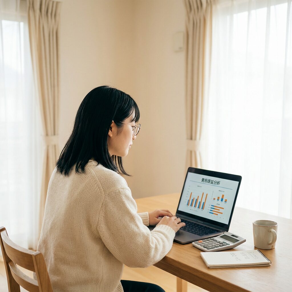 料金の価値を検討するイメージ