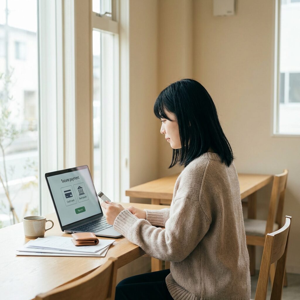 支払い方法を選択するイメージ