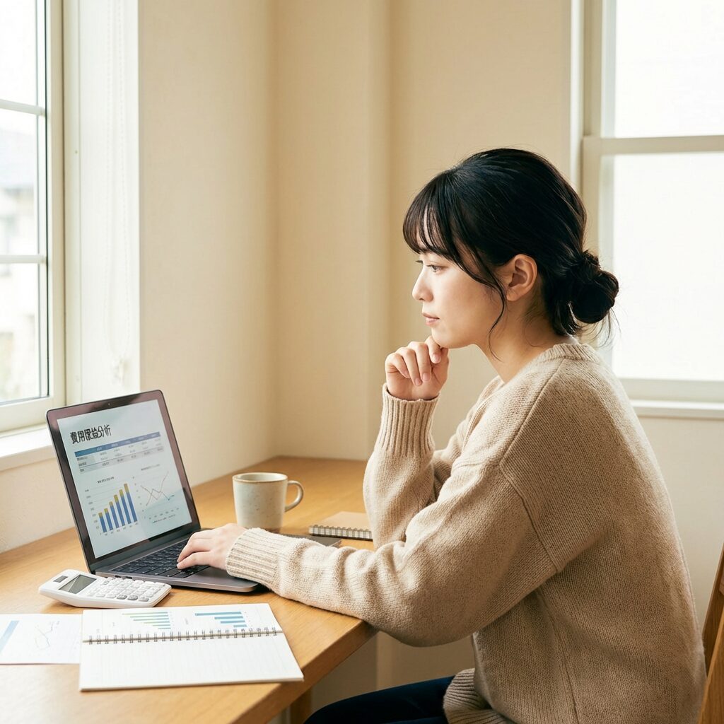 料金の価値を評価するイメージ