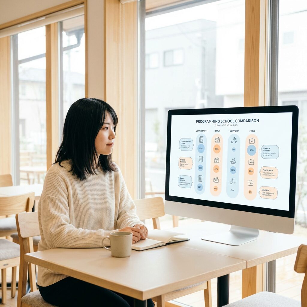他スクールとの比較のイメージ