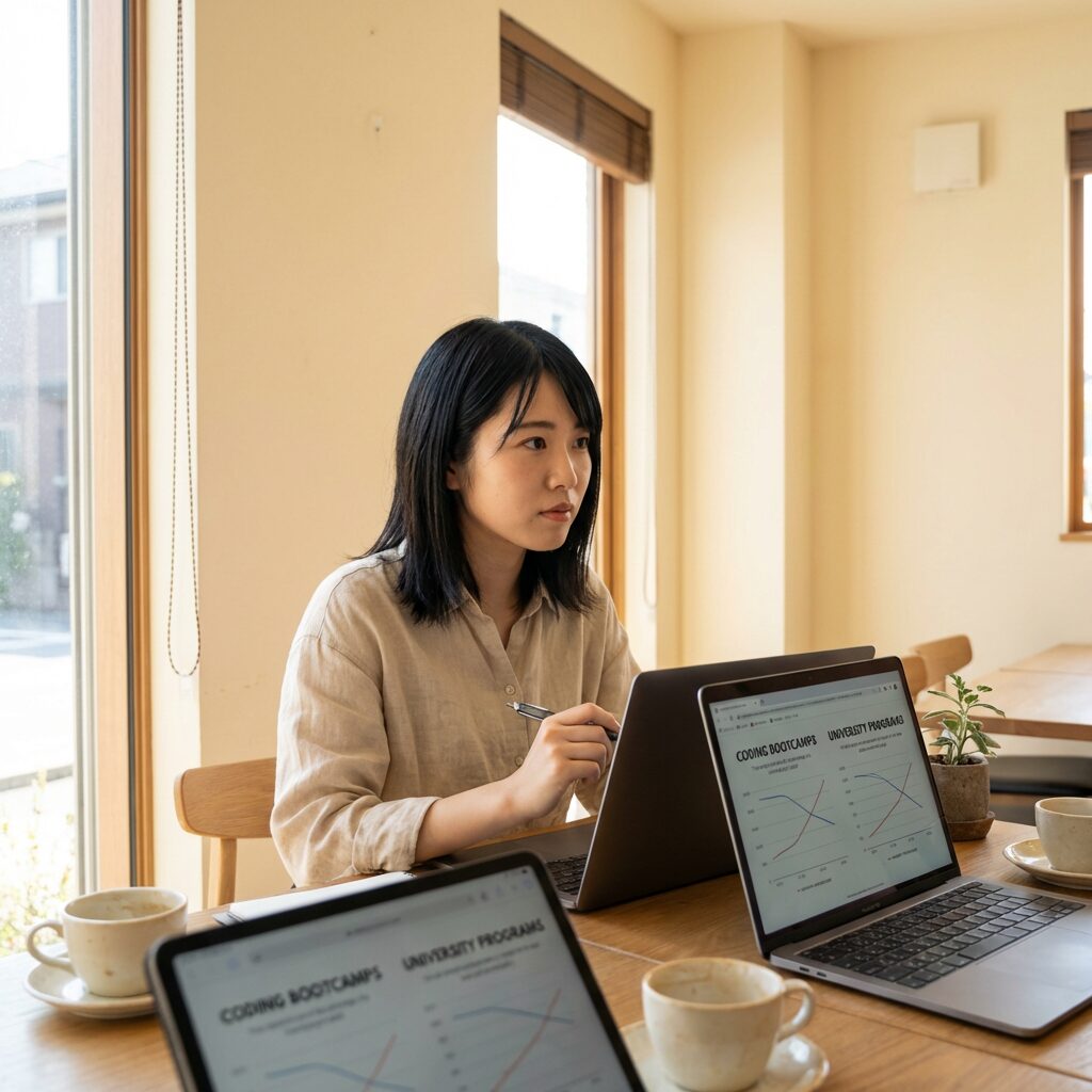 プログラミングスクール比較検討イメージ