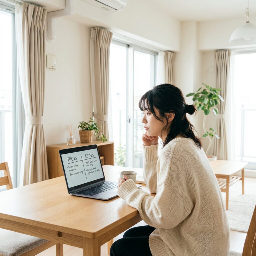 おすすめする人・しない人のイメージ