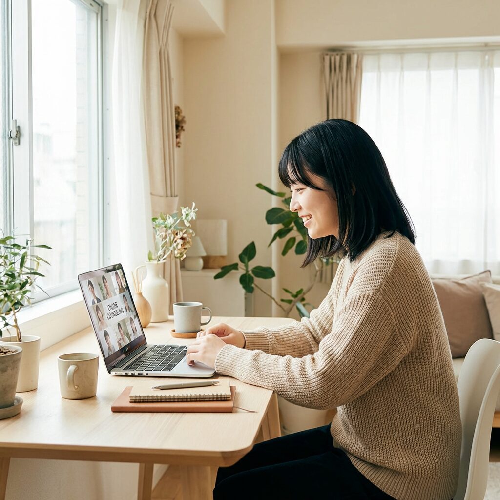 侍エンジニアの無料カウンセリングを受ける人のイメージ