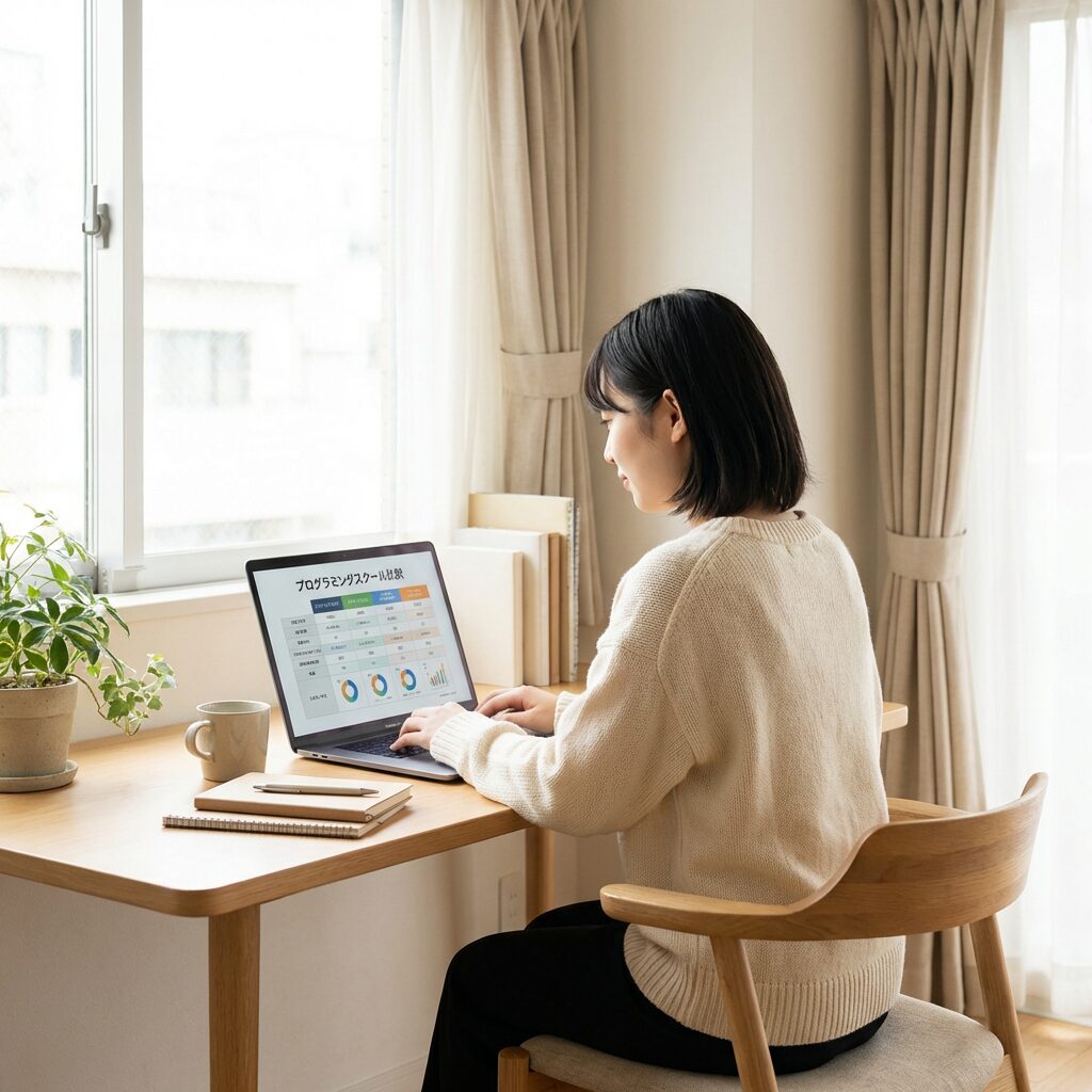 プログラミングスクールの比較検討