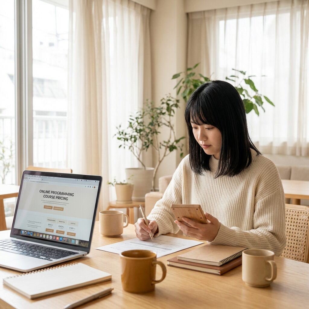 RUNTEQの料金を計算するイメージ