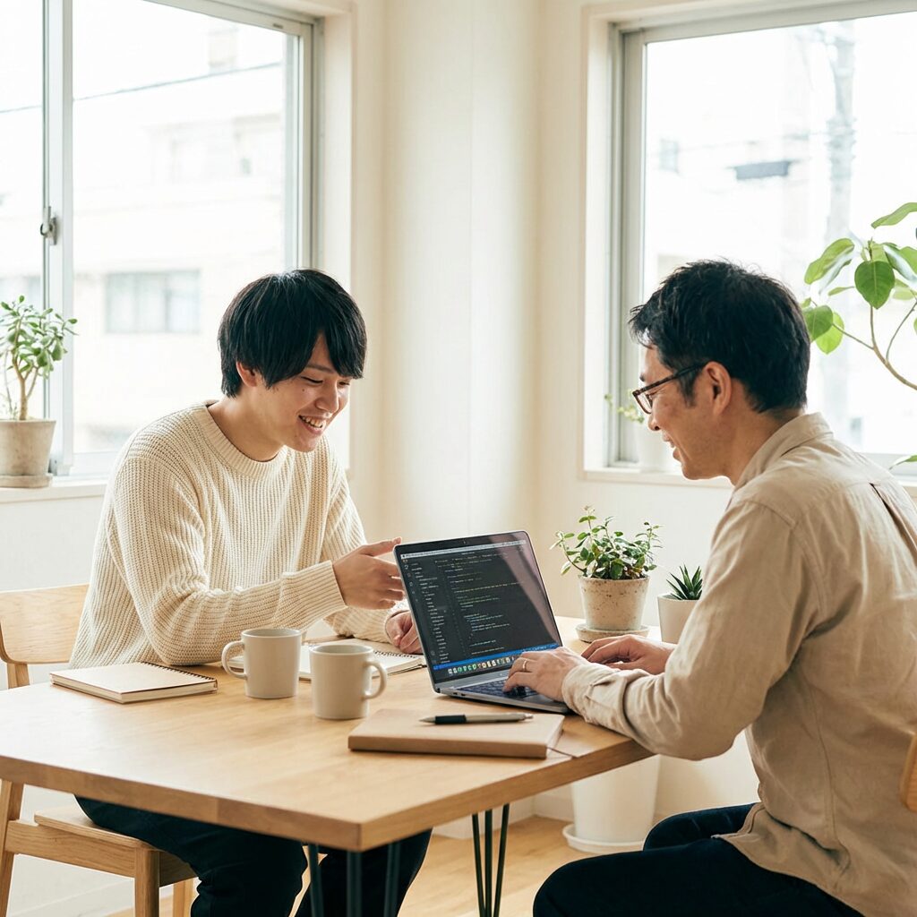 テックキャンプのメンターサポートの様子