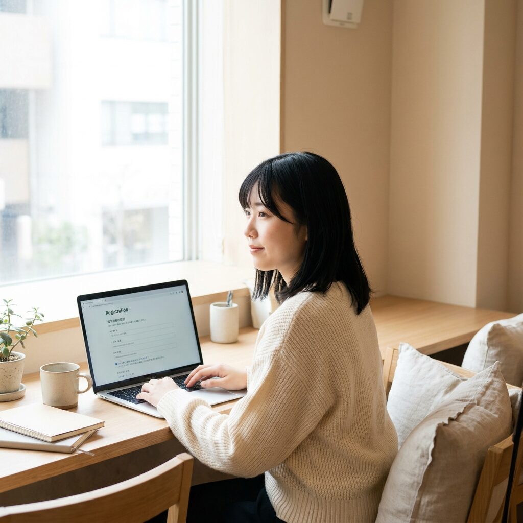 デイトラの申込方法のイメージ