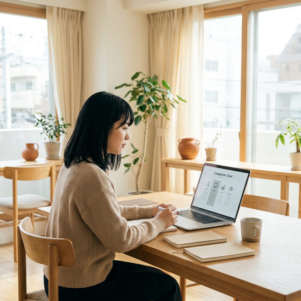 他スクールとの比較のイメージ