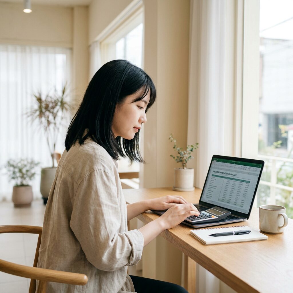 プログラミングスクール料金計算のイメージ