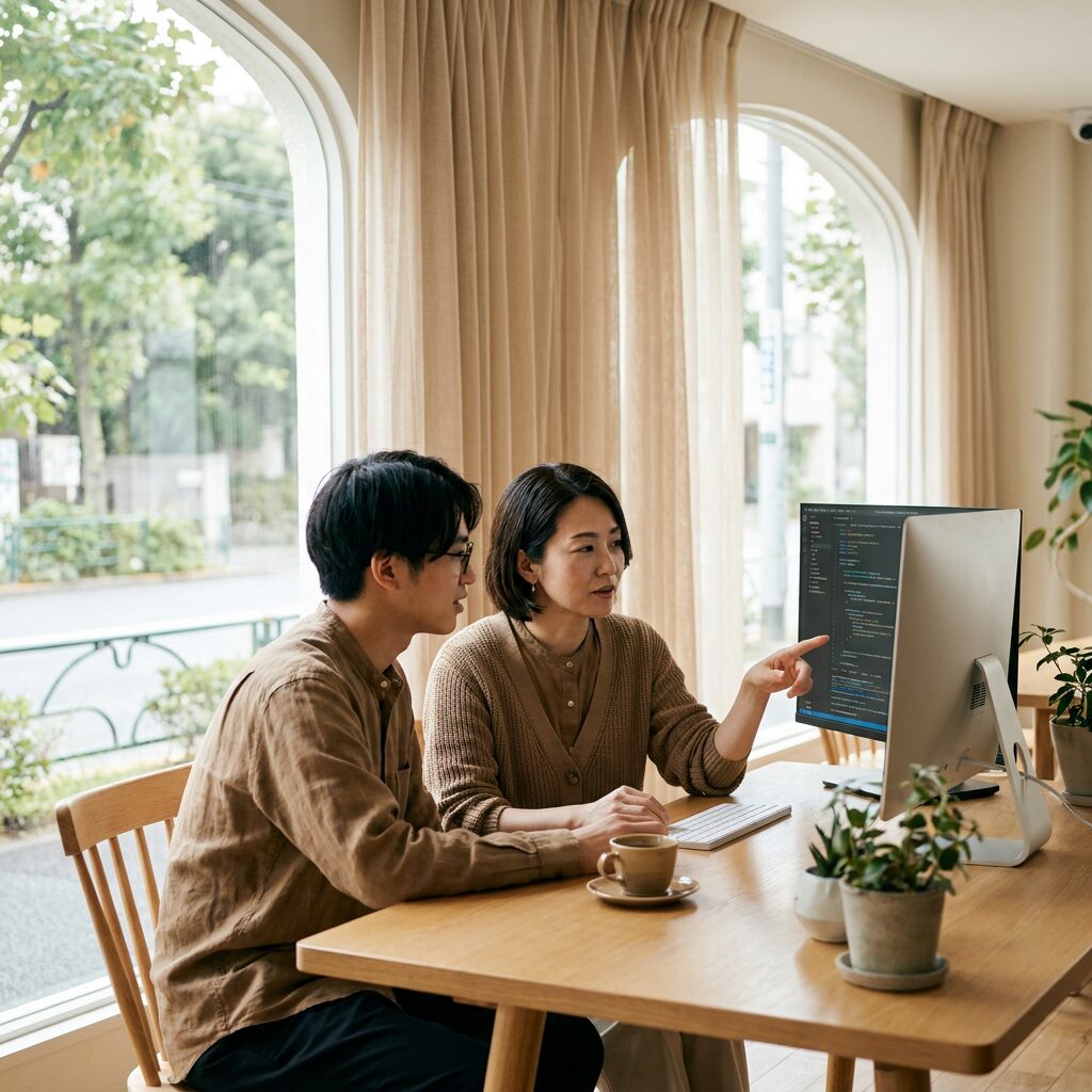 ポテパンキャンプのコードレビューイメージ
