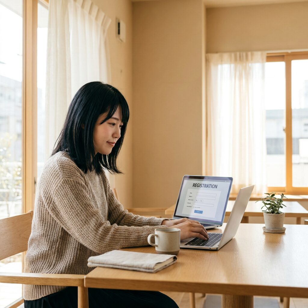 デイトラの申込方法のイメージ