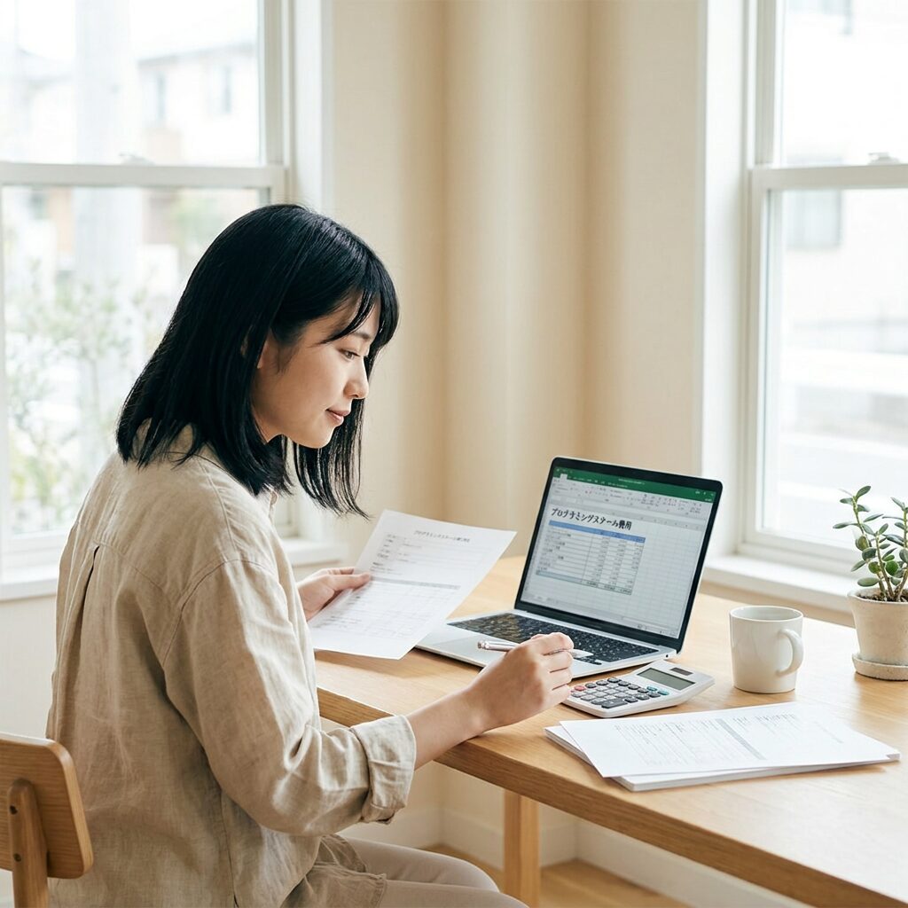ポテパンキャンプの料金検討イメージ
