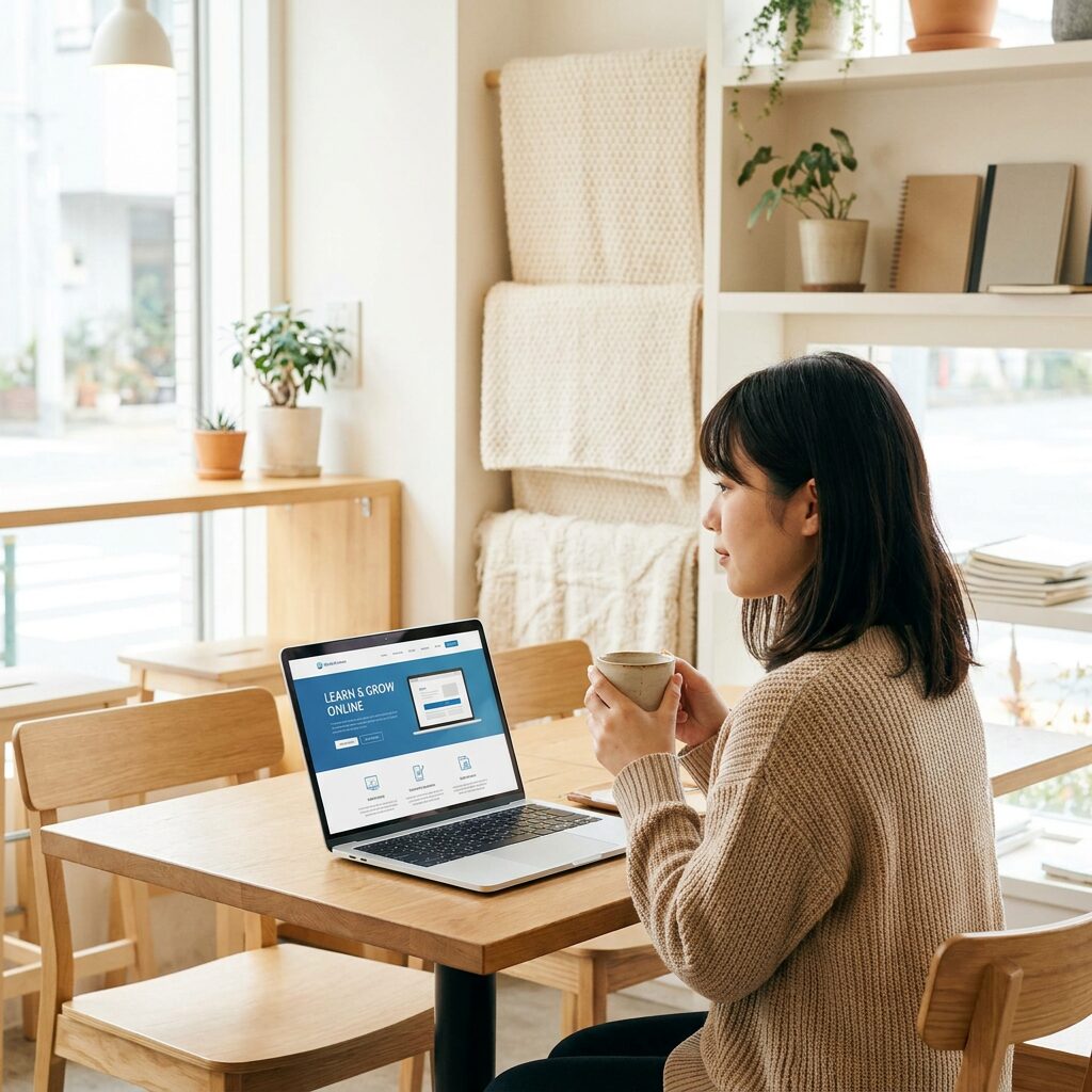 デイトラのオンライン学習プラットフォームのイメージ