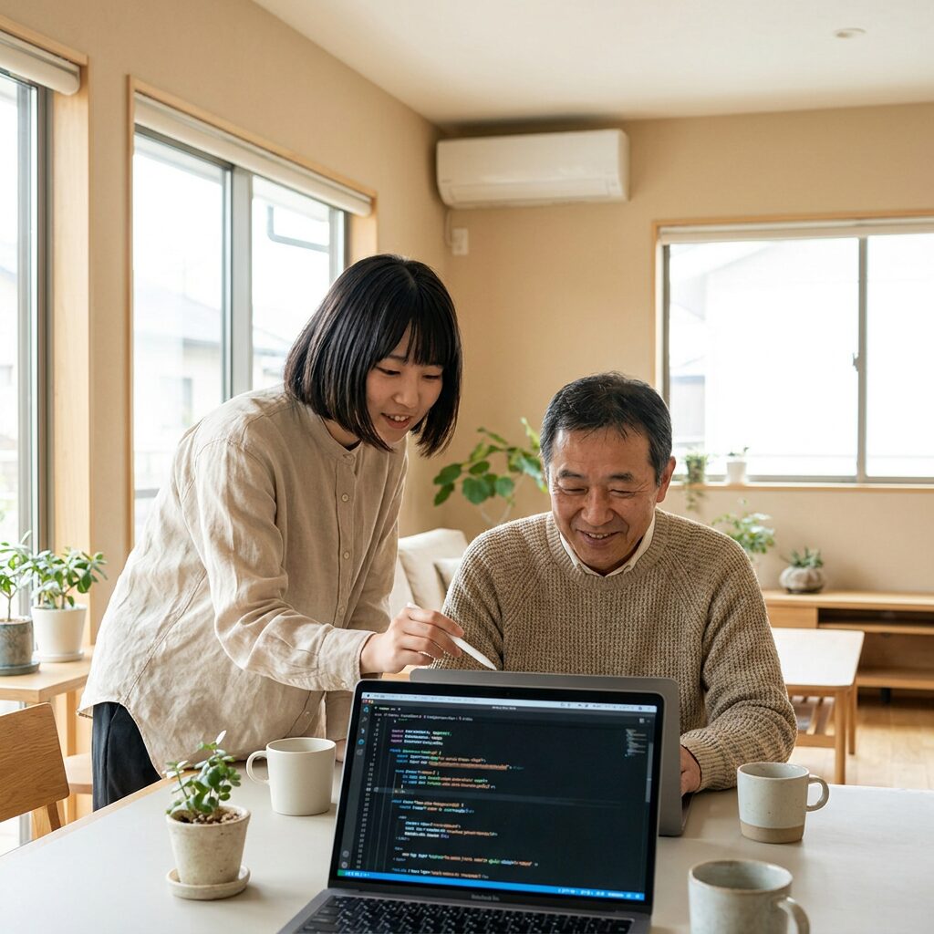 現役エンジニアによるコードレビューの様子