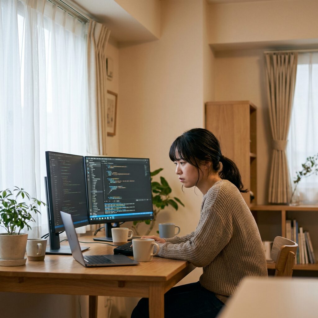 プログラミング学習の難易度イメージ