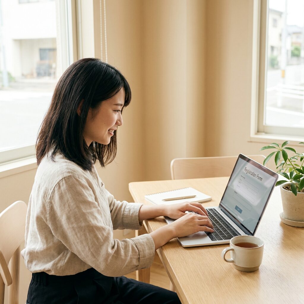 デイトラの申込手続きイメージ