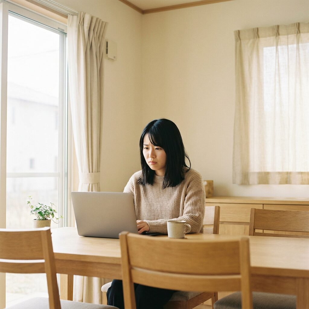 デイトラのデメリットを検討する様子
