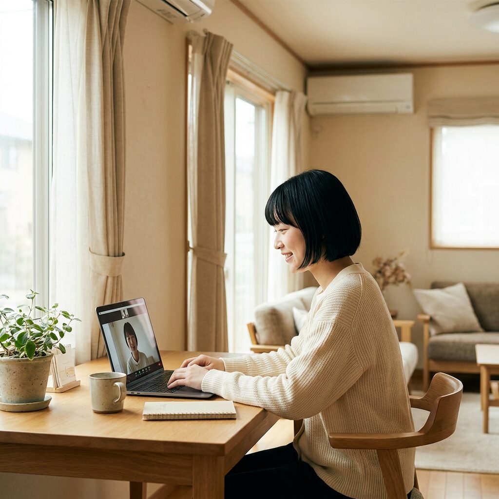 ポテパンキャンプの無料カウンセリングの様子