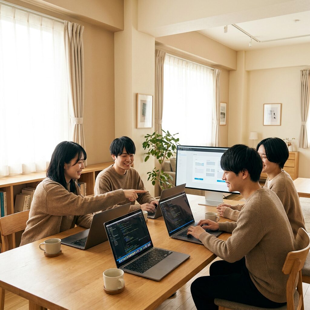 DMM WEBCAMPチーム開発のイメージ
